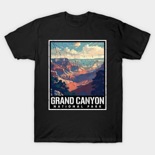 grand canyon rafting (grunge) T-Shirt